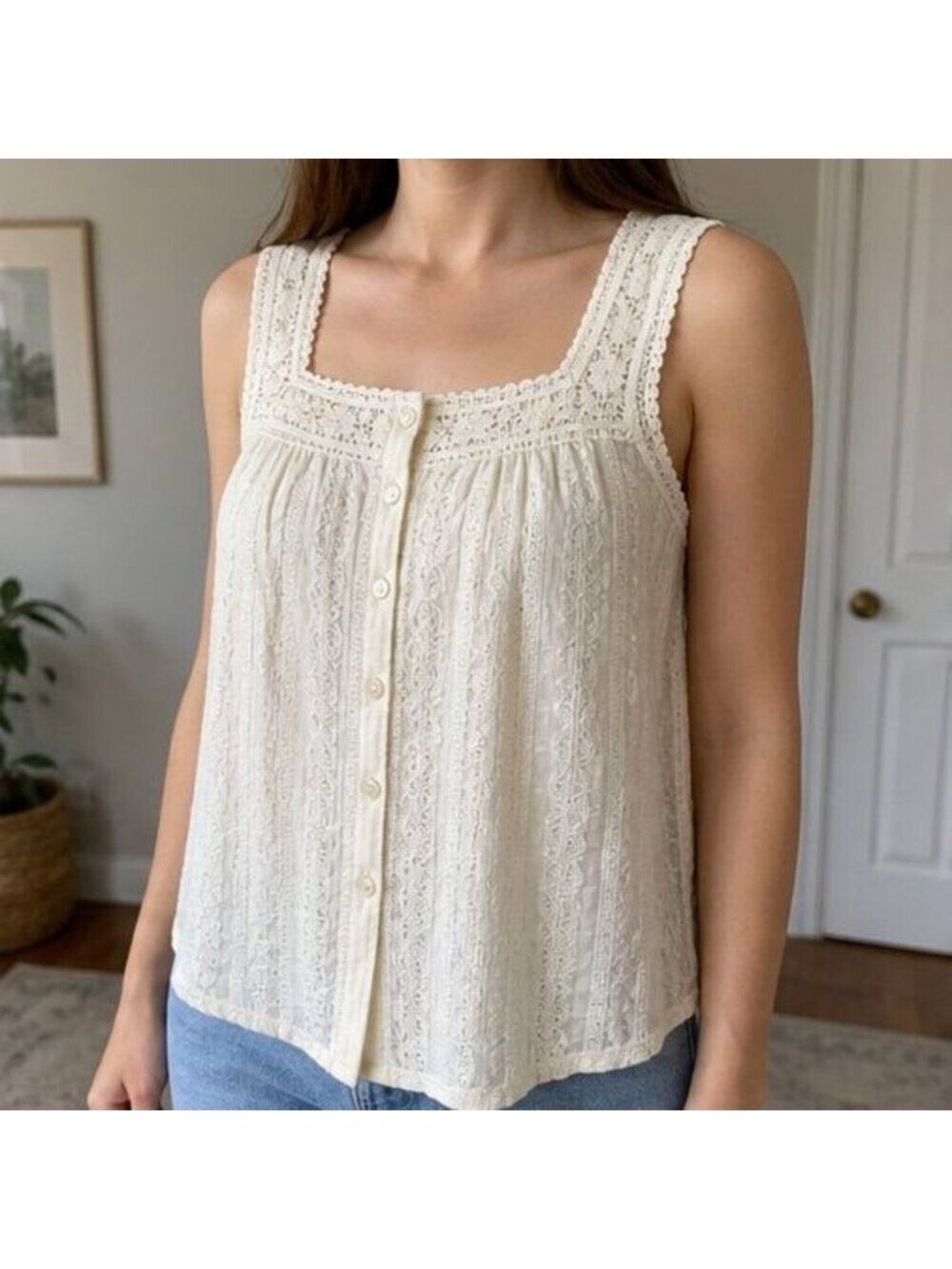 Cream Cami Blouse